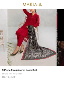 Mariab Duppta Ready to Wear Printed Chiffon
