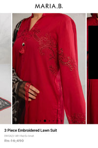 Mariab Duppta Ready to Wear Printed Chiffon