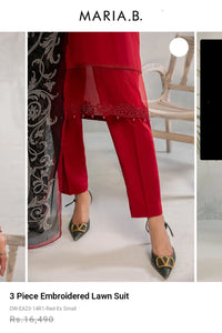 Mariab Duppta Ready to Wear Printed Chiffon
