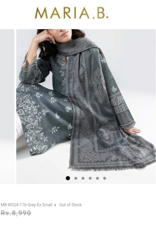 Mariab Shawl Ready to wear Woven
