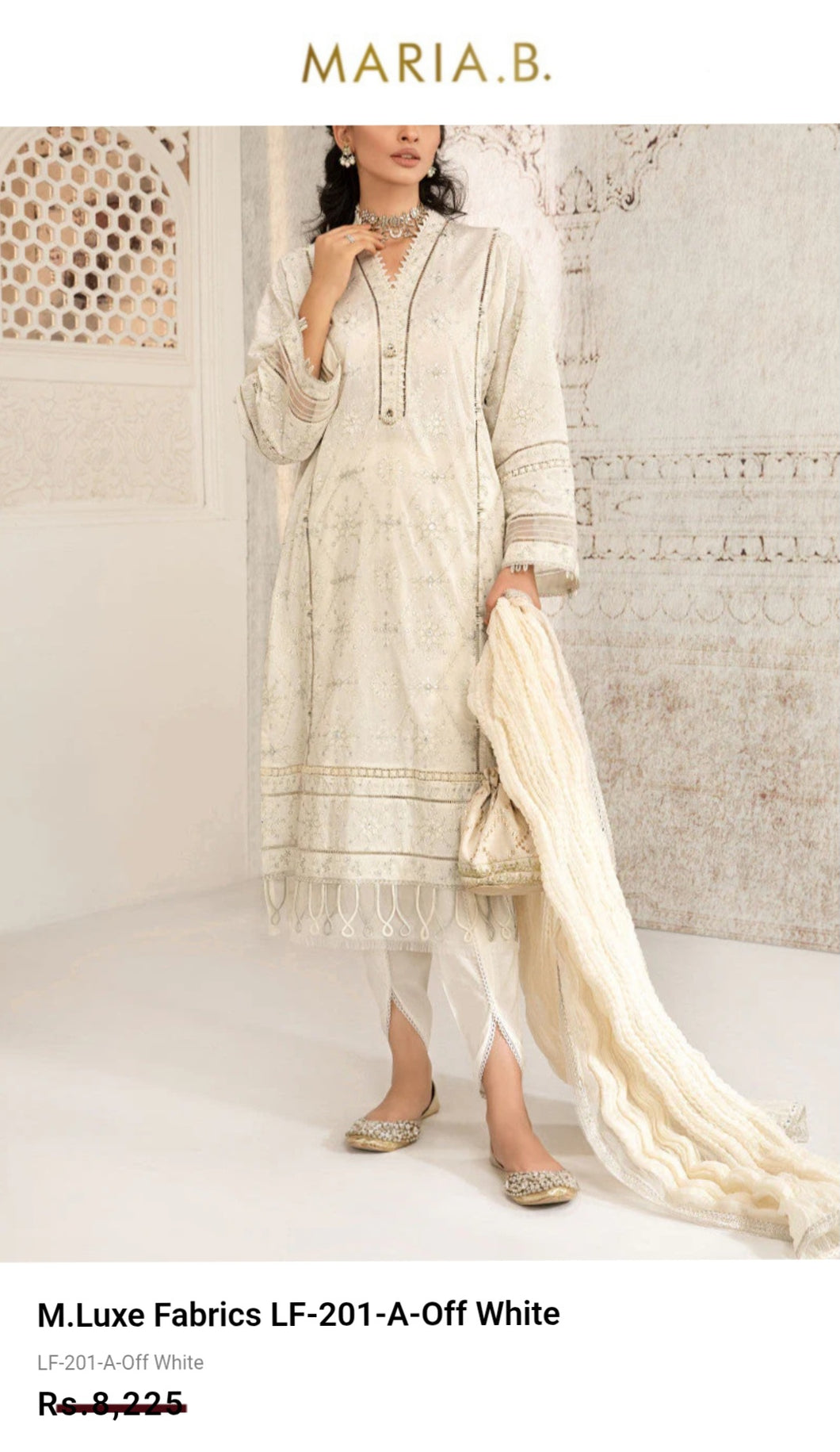 Mariab Shirt Luxe Panni Work Lawn