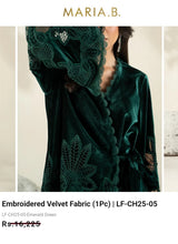 Load image into Gallery viewer, Mariab Fabric Luxe Embroidered Velvet
