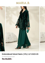 Load image into Gallery viewer, Mariab Fabric Luxe Embroidered Velvet
