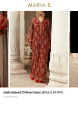 Load image into Gallery viewer, Mariab Shirt Luxe Embroidered Chiffon
