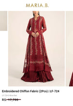 Load image into Gallery viewer, Mariab Fabric Luxe Chicken Kari Chiffon
