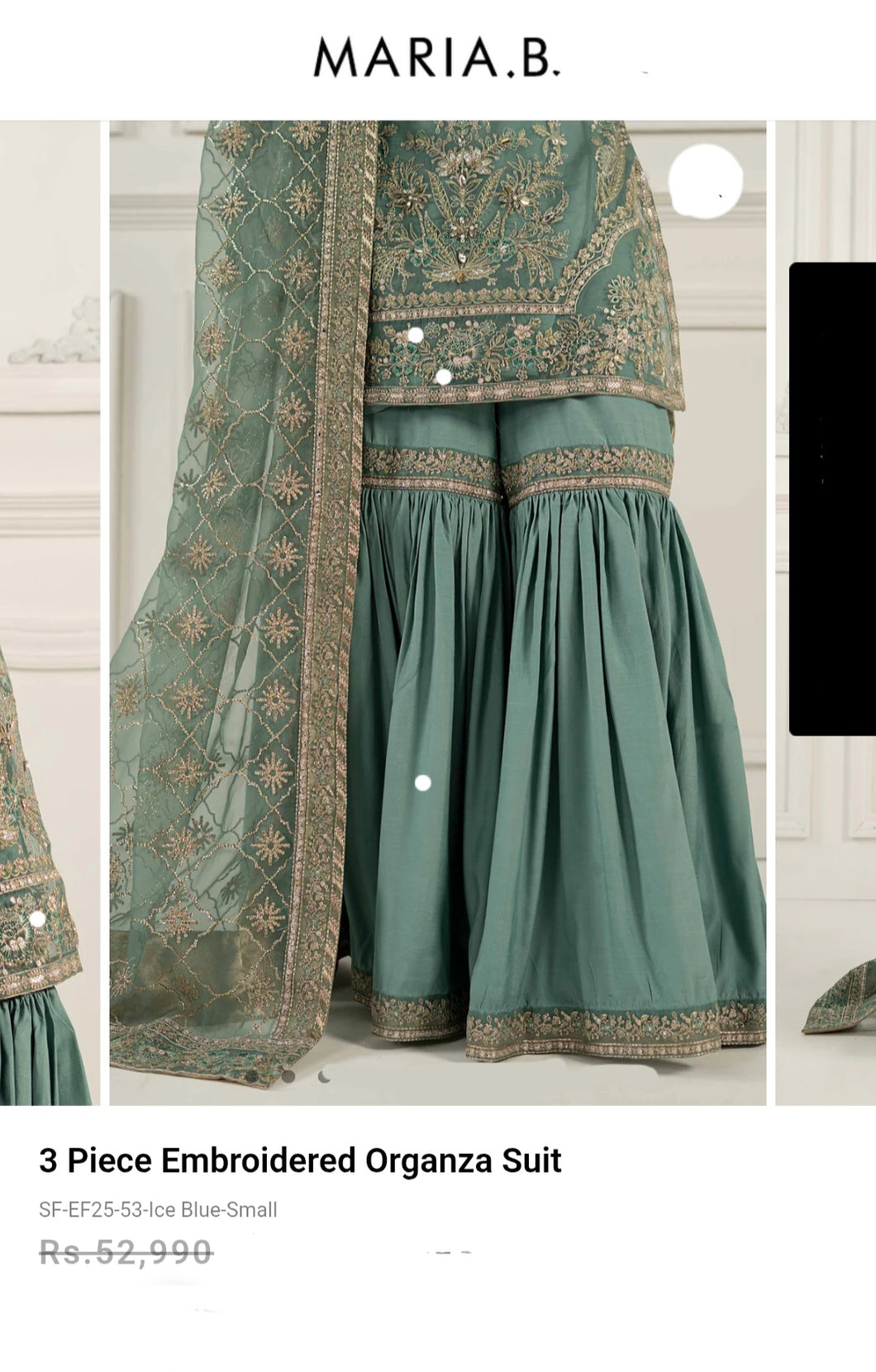 Mariab Gharara Ready To Wear Raw Silk