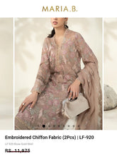 Load image into Gallery viewer, Mariab Shirt Luxe Embroidered Chiffon
