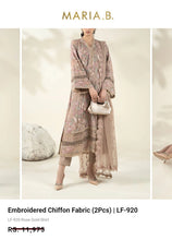 Load image into Gallery viewer, Mariab Shirt Luxe Embroidered Chiffon
