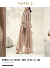 Load image into Gallery viewer, Mariab Shirt Luxe Embroidered Chiffon
