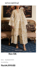 Load image into Gallery viewer, Sana Safinaz Fabric Raw Silk
