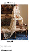 Load image into Gallery viewer, Sana Safinaz Fabric Raw Silk
