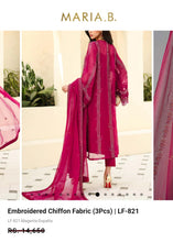 Load image into Gallery viewer, Mariab Duppta Luxe Embroidered Chiffon
