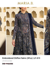 Load image into Gallery viewer, Mariab Duppta Luxe Embroidered Chiffon
