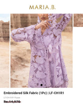 Load image into Gallery viewer, Mariab Front &amp; Sleeves Luxe Schiffli Embroidery &amp; Laser cut
