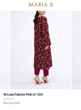 Load image into Gallery viewer, Mariab Fabric Luxe Embroidered Velvet
