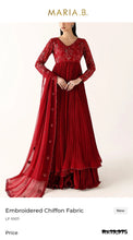Load image into Gallery viewer, Mariab Fabric Luxe Chiffon Embroidered
