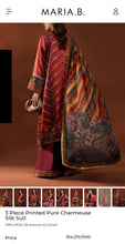 Load image into Gallery viewer, Mariab Duppta Ready to Wear Pure Silk
