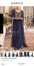 Load image into Gallery viewer, Mariab Duppta Ready to wear Embroidered Net
