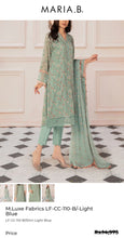 Load image into Gallery viewer, Mariab Fabric Luxe Embroidered Chiffon

