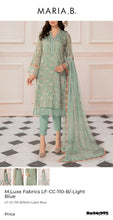Load image into Gallery viewer, Mariab Fabric Luxe Embroidered Chiffon

