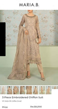 Load image into Gallery viewer, Mariab 4-Piece Ready to Wear Chiffon Hand work
