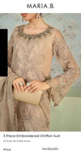 Load image into Gallery viewer, Mariab 4-Piece Ready to Wear Chiffon Hand work
