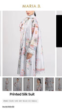 Load image into Gallery viewer, Mariab Duppta Ready to wear Printed Silk

