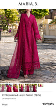 Load image into Gallery viewer, Mariab Luxe 2-Piece Embroidered Lawn
