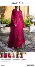 Load image into Gallery viewer, Mariab Luxe 2-Piece Embroidered Lawn
