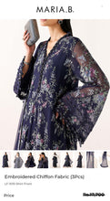 Load image into Gallery viewer, Mariab Shirt Luxe Chiffon Embroidered
