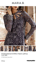 Load image into Gallery viewer, Mariab Shirt Luxe Embroidered Chiffon
