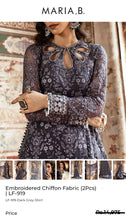 Load image into Gallery viewer, Mariab Shirt Luxe Embroidered Chiffon
