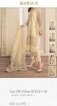 Load image into Gallery viewer, Mariab Fabric Embriodered Organza
