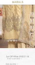 Load image into Gallery viewer, Mariab Fabric Embriodered Organza
