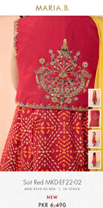 Mariab Fabric Block Printed