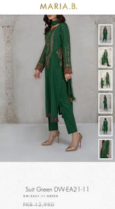 Mariab Fabric Embroidered Lawn
