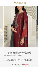 Load image into Gallery viewer, Mariab Duppta Ready to wear
