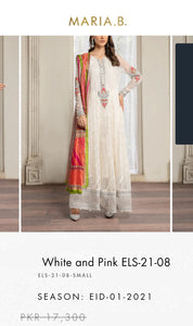 Mariab Sleeves Pair Foil work