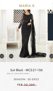 Mariab Fabric Chiffon Stones Embellished
