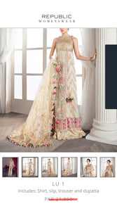 Republic Fabric Foil work Organza