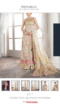 Load image into Gallery viewer, Republic Fabric Foil work Organza
