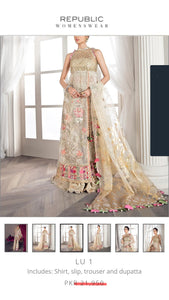 Republic Fabric Foil work Organza