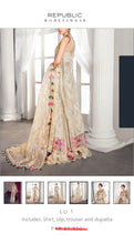 Load image into Gallery viewer, Republic Fabric Foil work Organza
