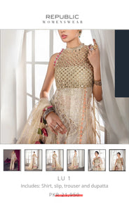 Republic Fabric Foil work Organza