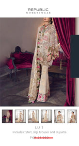 Republic Fabric Foil work Organza