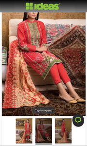 Gul Ahmed Fabric Plain Lawn