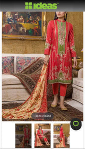 Gul Ahmed Fabric Plain Lawn