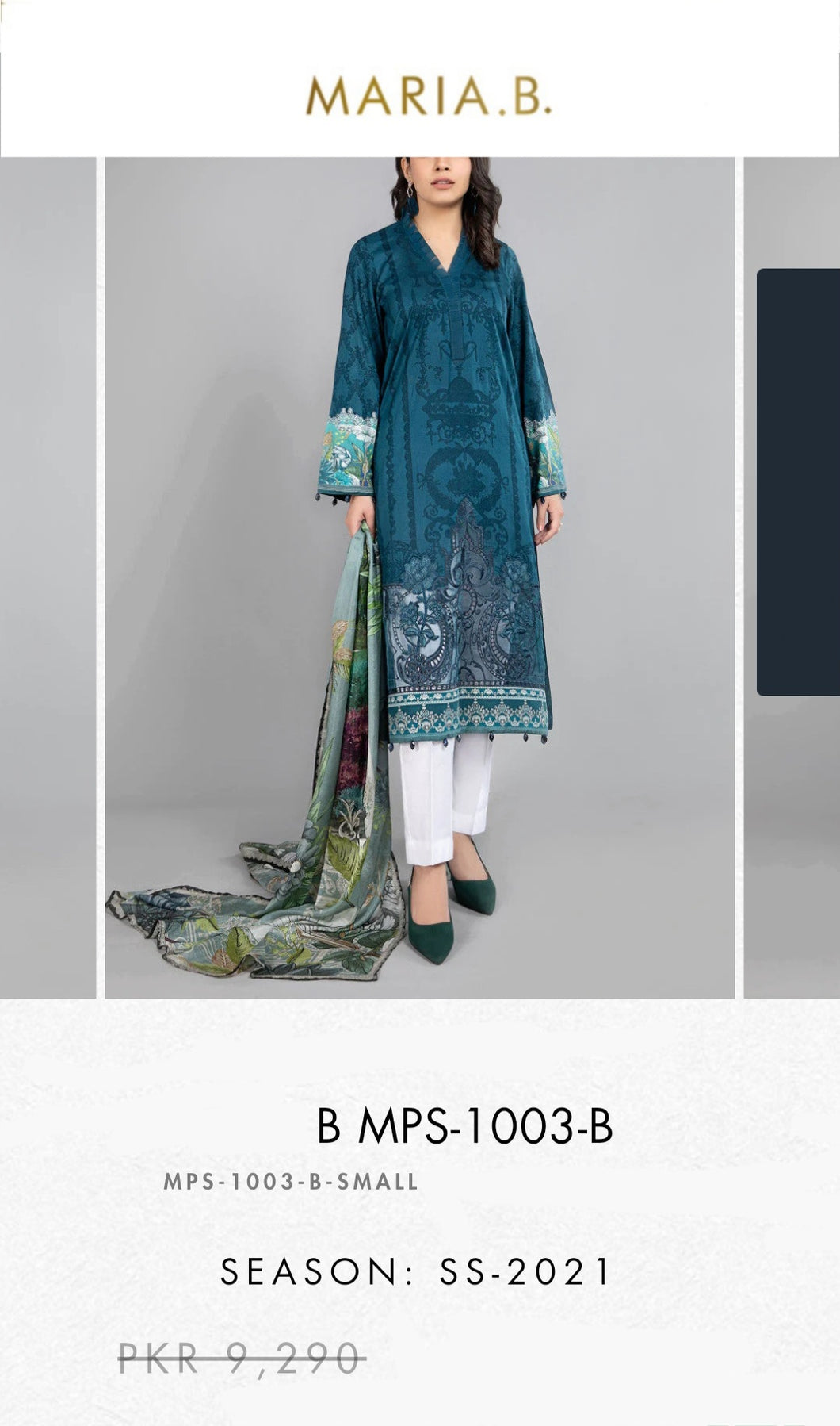 Mariab Shirt Printed Lawn