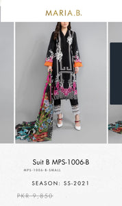 Mariab Shirt Printed Lawn