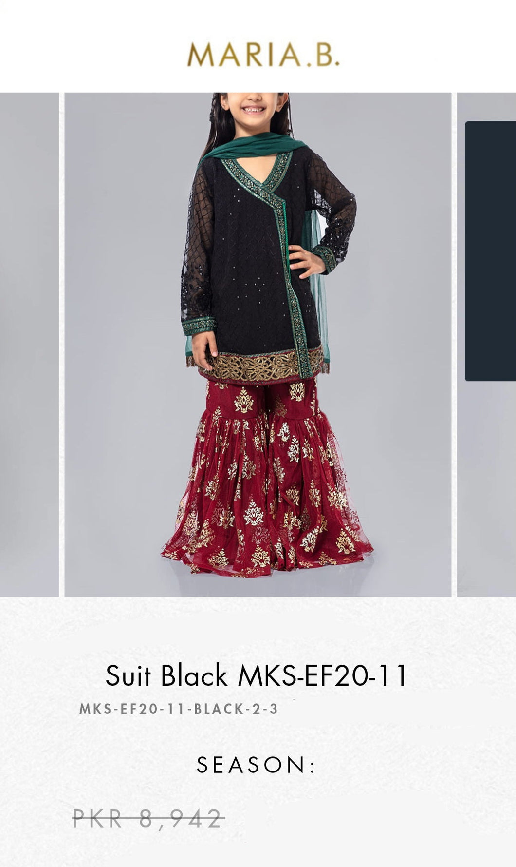 Mariab Fabric Foil Print Net